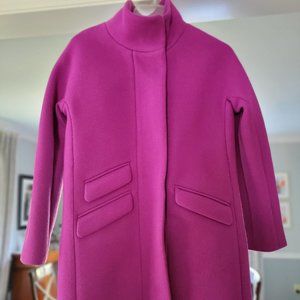 J. Crew Stadium Cloth Wool Coat 00P Petite NWOT